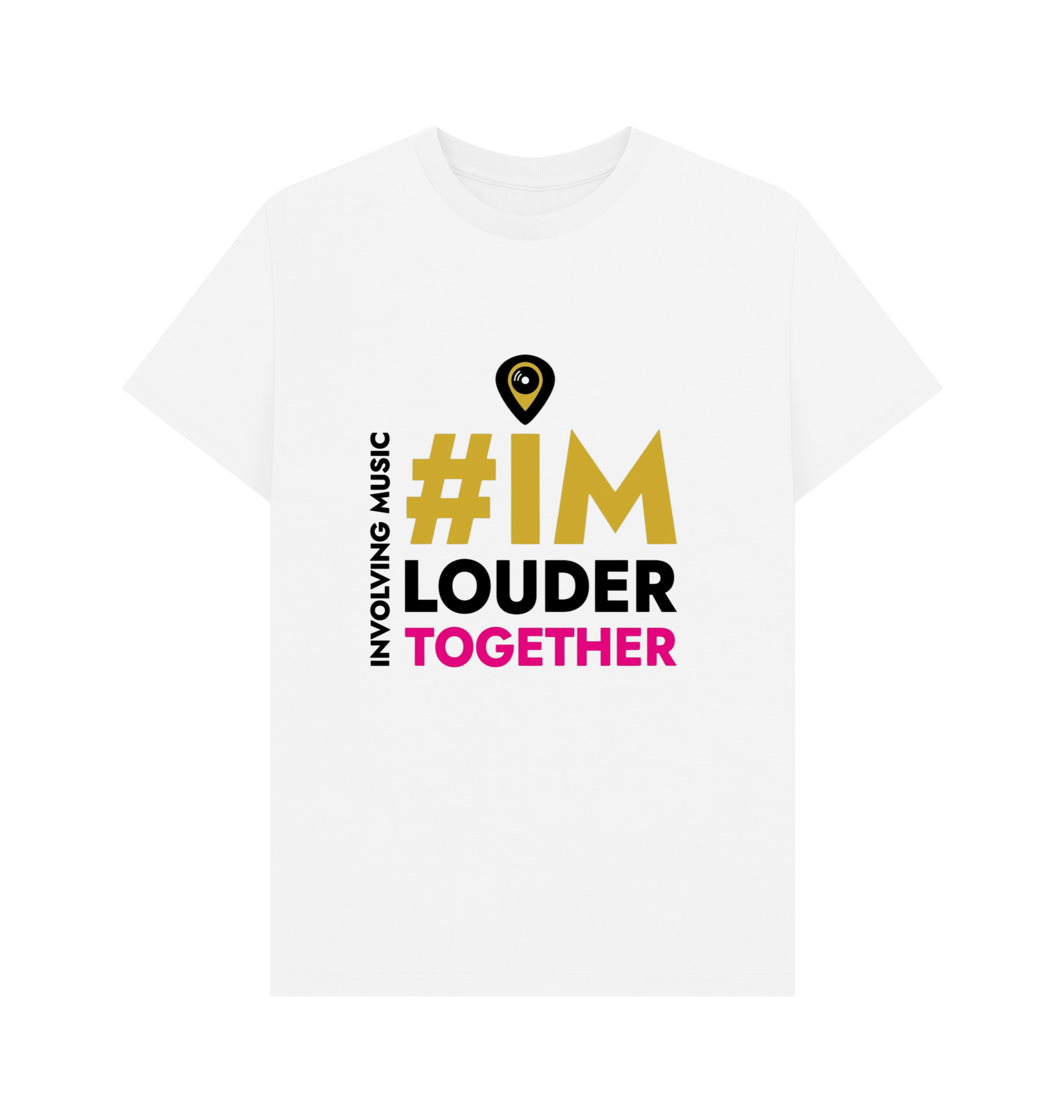 White Printed T-shirt Front
