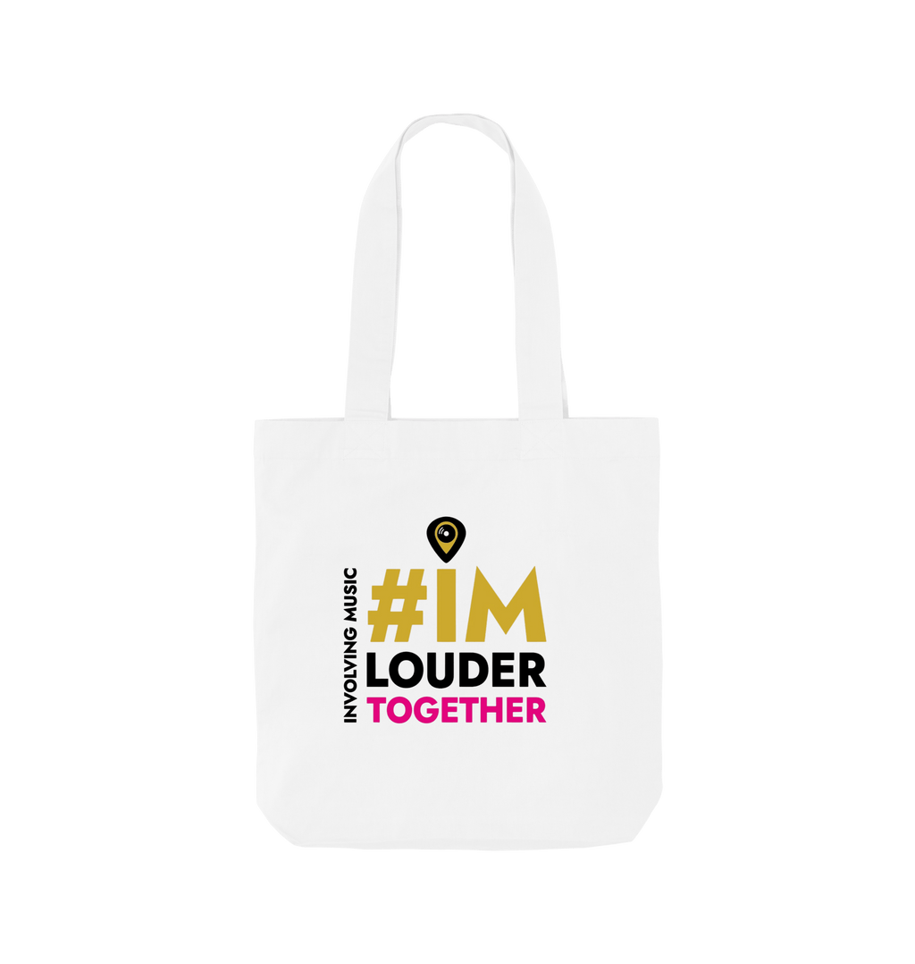 White Printed Bag Front