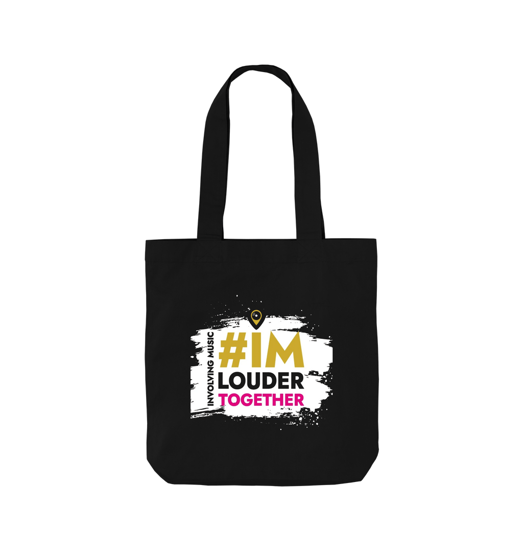 Black Printed Bag Front