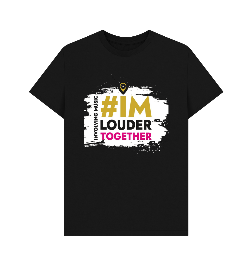 Black Printed T-shirt Front