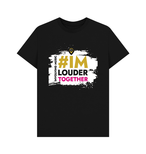 Black Printed T-shirt Front