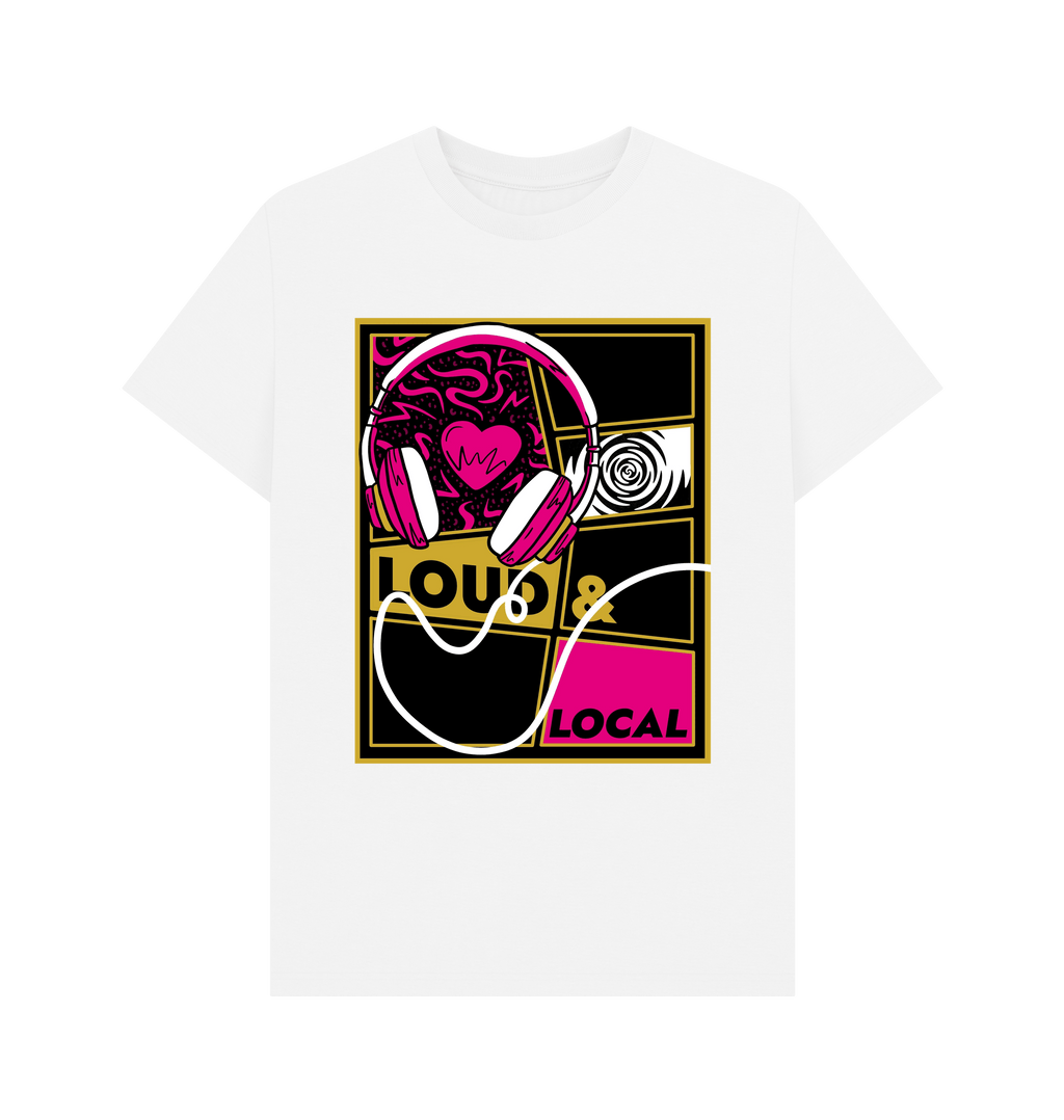 White Printed T-shirt Front