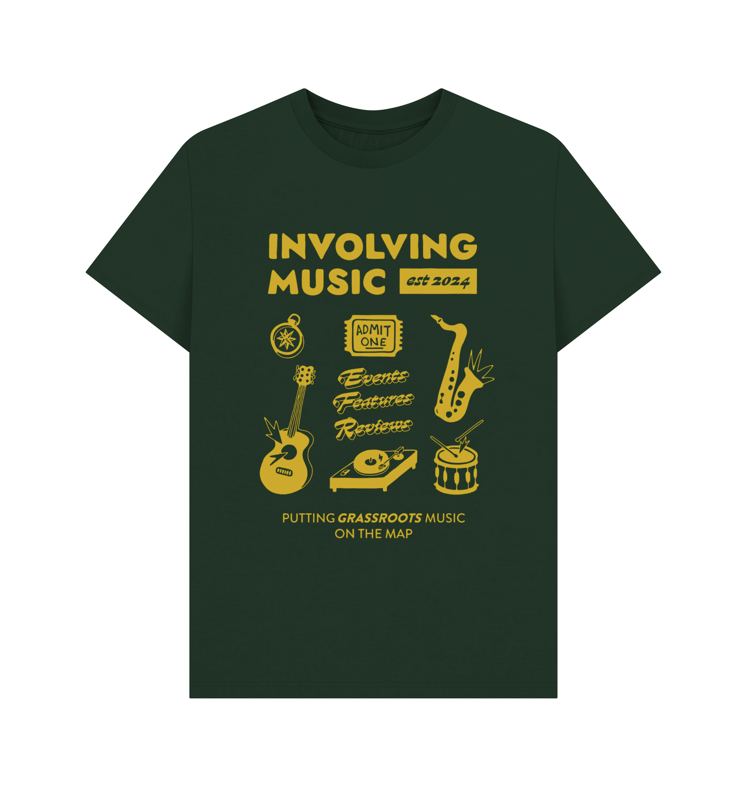 Evergreen Printed T-shirt Front